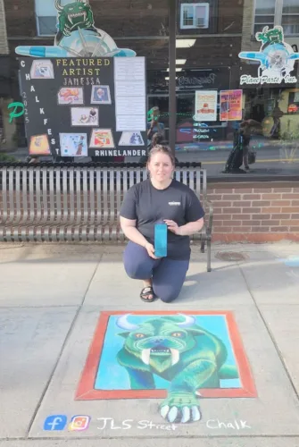Chalk artist to launch M&M Children’s Museum Block Party Chalkfest